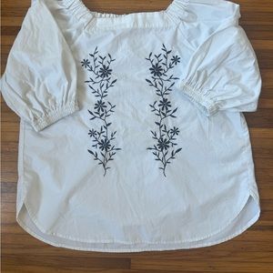 Vintage white blouse size small